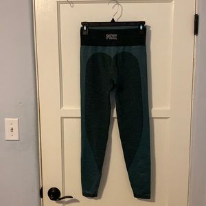 Pink Victoria’s Secret Seamless leggings. Size S